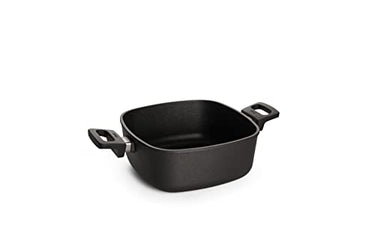 Woll Nowo Titanium Kasserolle viereckig - Induktiv -, 24 x 24 cm, 10 cm hoch, 4.0 Liter, mit 2 Seitengriffen - Geeignet für alle Herdarten im Sale